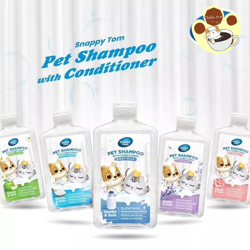 Sữa tắm Snappy Tom cho chó và mèo giúp khử mùi hôi, dưỡng lông chai 500ml