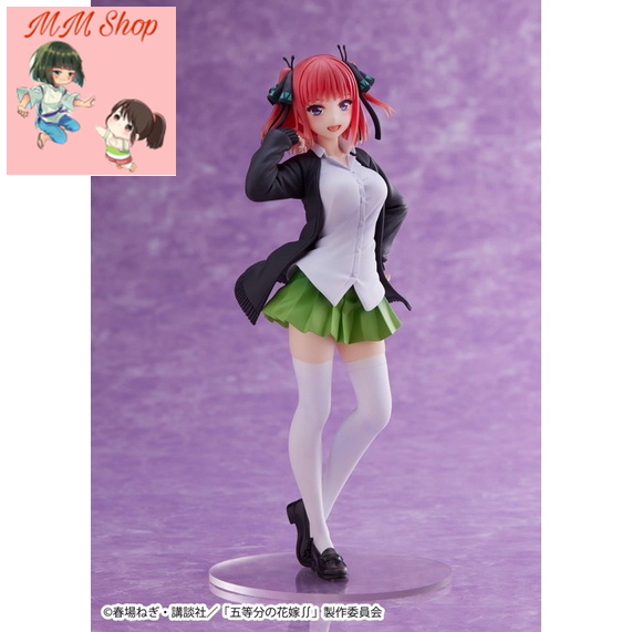 Mô hình 5 nàng dâu Miku Nakano,Yotsuba Nakano,Itsuki Nakano,Nino Nakano ver 1,2 The Quintessential Quintuplets - Coreful