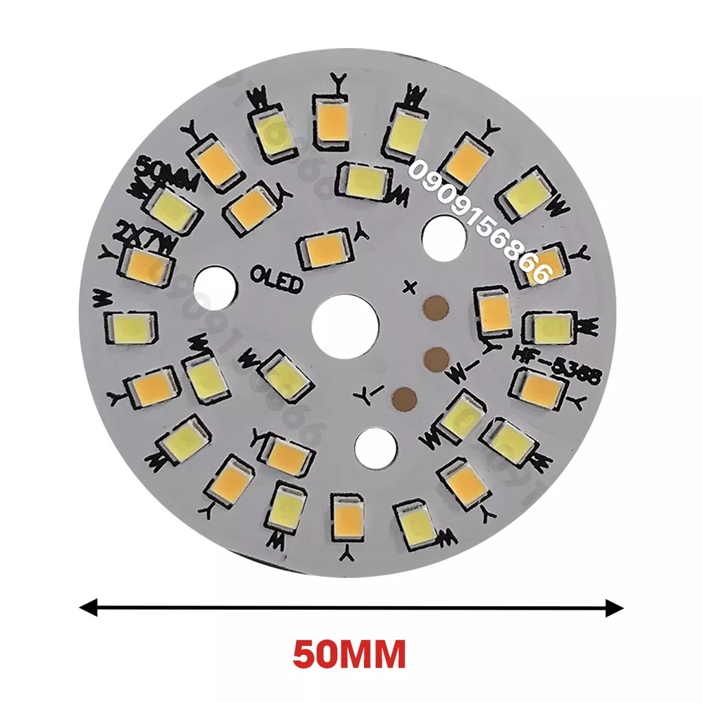 Led vỉ 7w-3 màu- hạt 2835.