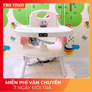 Ghế Ăn Dặm Đa Năng Hanbei Chính Hãng Đầy Đủ Phụ Kiện Gấp Gọn