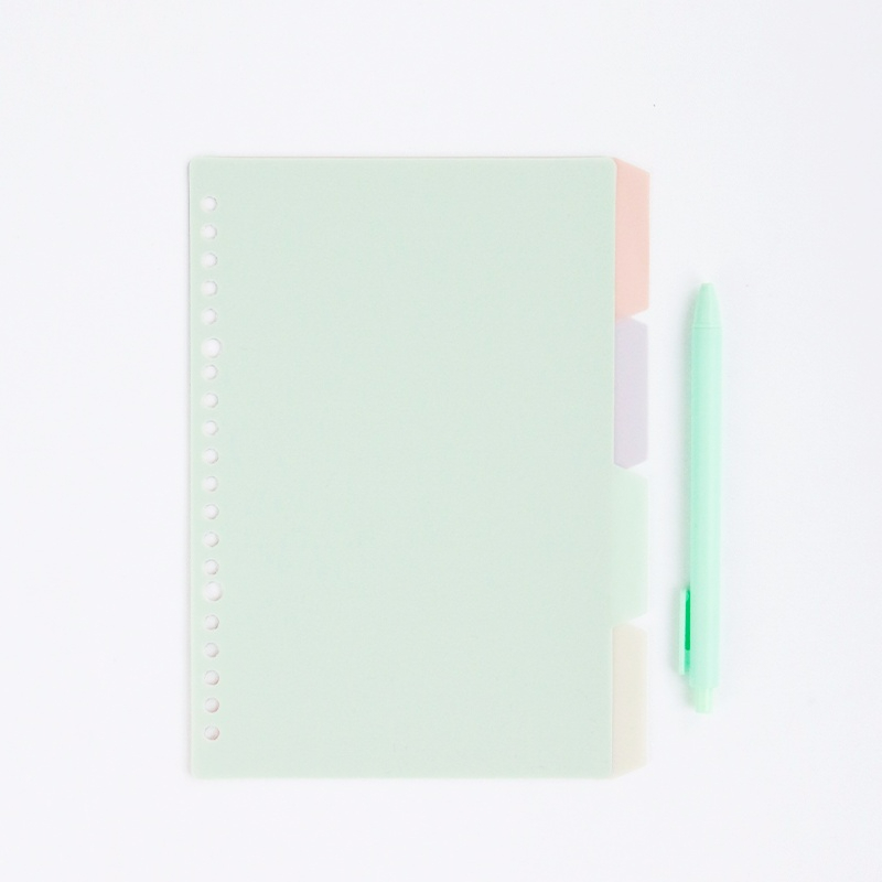 Set 4 Tab Phân Trang Dành Cho Sổ Còng  - Ong Mặt Bự