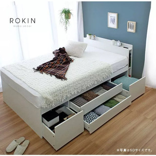 Giường Phong Cách Nhật  Đa Năng Rokin Tiện Dụng - NGN-03 Rokin multi-purpose bed
