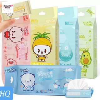 Khăn giấy ướt set 8 gói mini bỏ túi tiện dụng