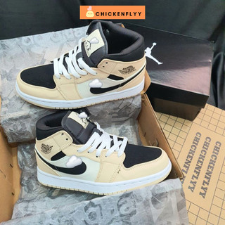 Có sẵn giày 1j2d1 kem đen trắng cao fullbox