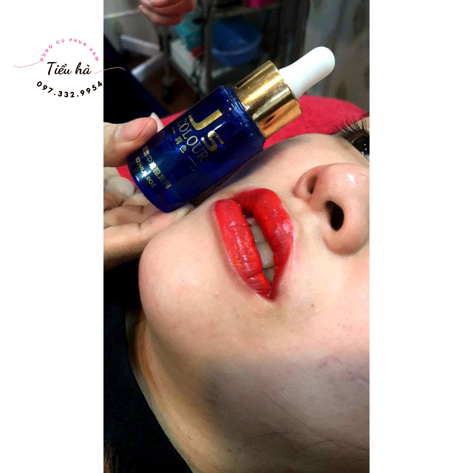 Js tan bầm giảm thâm loang, Đánh tan máu đẩy hết máu bầm trong khi phun xăm