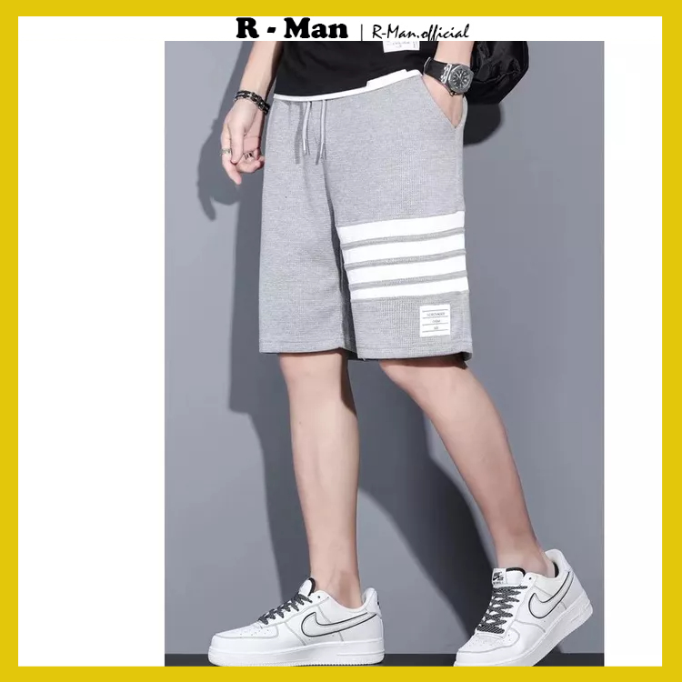 Quần đùi nam chất vải xốp thái mềm mại, quần short nam phong cách trẻ trung cá tính - Rman