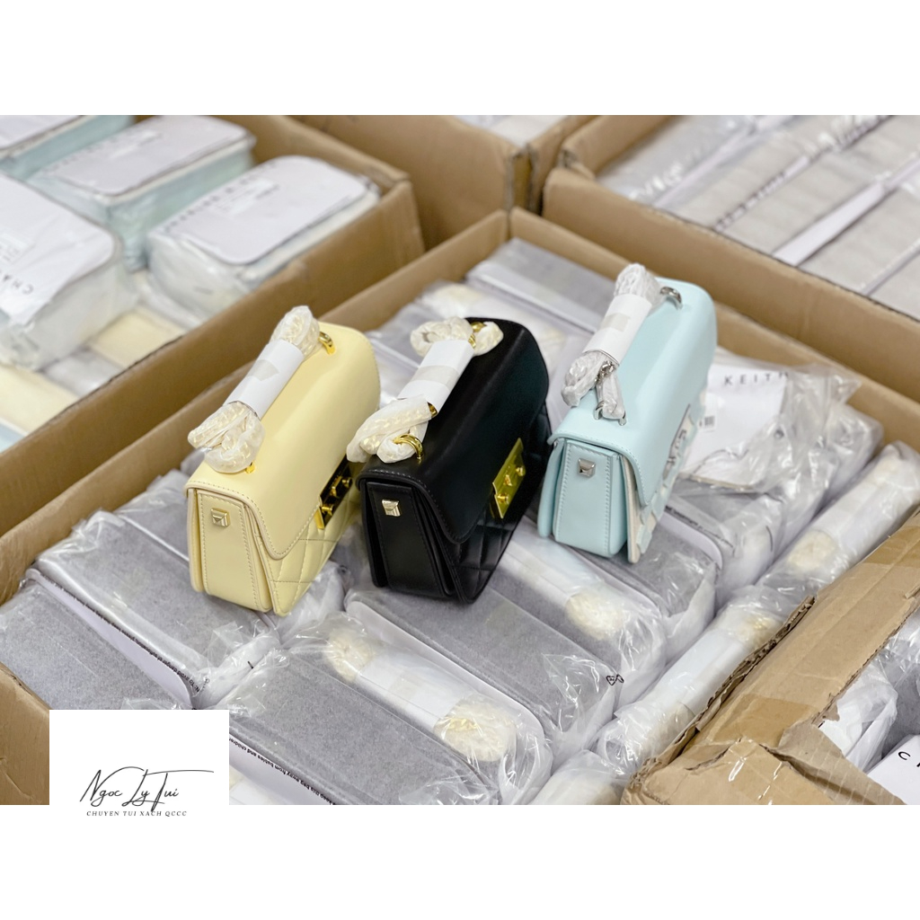 Túi xách nữ CNK đinh trám đủ màu size 19 Hàng L1- T45