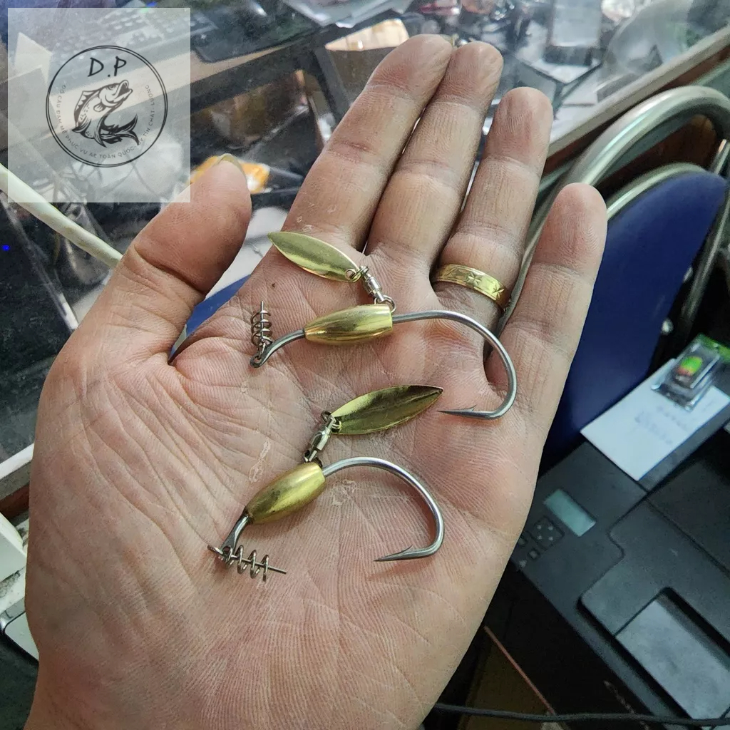 Lưỡi Ar15 4cm - 5cm - Lưỡi Câu Cá Lóc Cao Cấp AR15 Lưỡi Câu Cá Lóc Mồi Mềm NFF Câu Lure Cá Lóc Chẽm