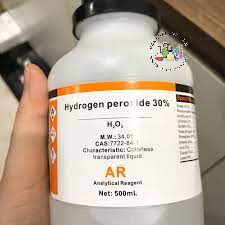 hóa chất oxy già HYDROGEN PEROXIDE 30% H2O2 cas 7722-84-1 500ml