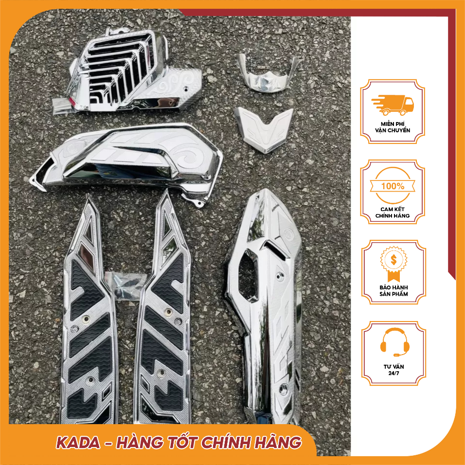AB 2023 Xi Bảo Vệ Xe Honda AB 2023 Bô + Bầu + Quạt + Thảm + Mỏ Rè Trước Sau Chống Trầy Xước, chính hang Artistar