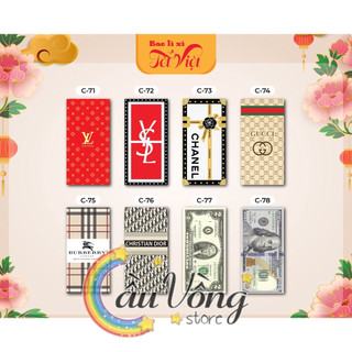 Combo 50 Bao Lì Xì Mẫu Thương Hiệu Thời Trang