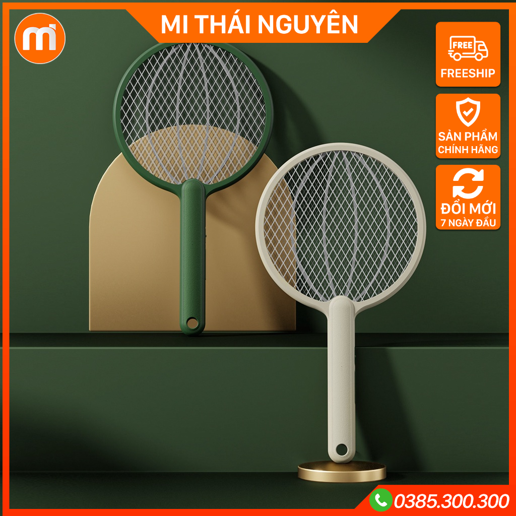 Vợt muỗi xiaomi qualitell Zero power C1 Thiết kế 3 lớp lưới điện an toàn tuyệt đối