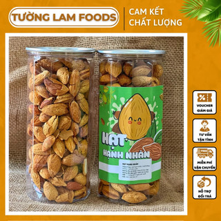 Hạt hạnh nhân rang, hạt hạnh nhân rang bơ thơm ngon, béo bùi, đậm đà 500g