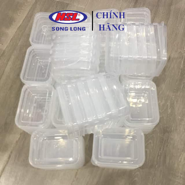 10 Hộp Trữ Đông Đồ Ăn Dặm Song Long 2288-1 Có Nắp Đậy 150ML