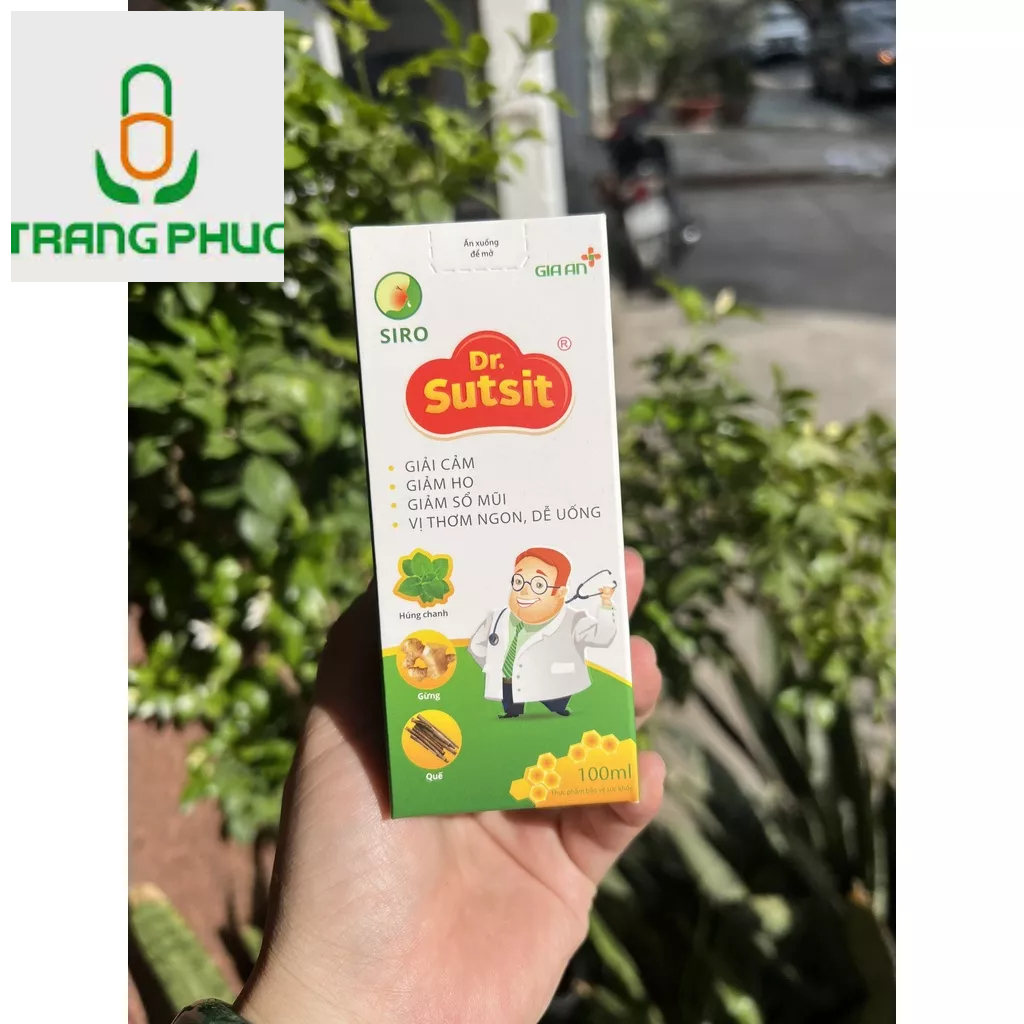 Siro Dr.Sutsit - Giải Cảm , Giảm Ho chai 100ml
