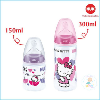 Bình sữa NUK Premium Choie nhựa PP hình Hello Kitty loại 150ml/300ml