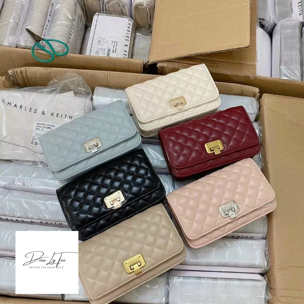 Túi Xách CNK trần trám sz20  Sang Trọng Nhiều Màu