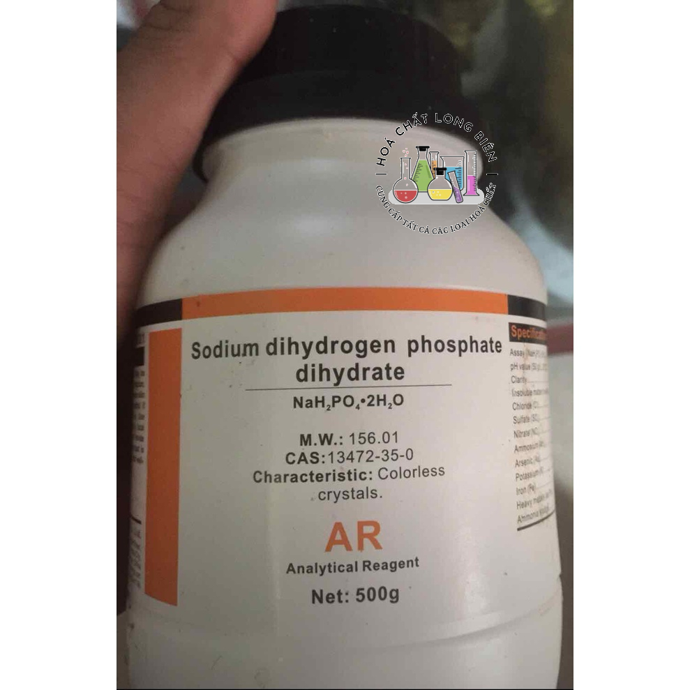 hóa chất Sodium phosphate monobasic dihydrate cas:13472-35-0 500g