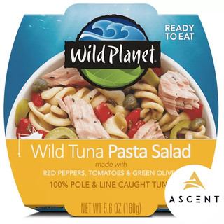 Salad mì ống cá ngừ đại dương Albacore Tuna Wild Planet 160g