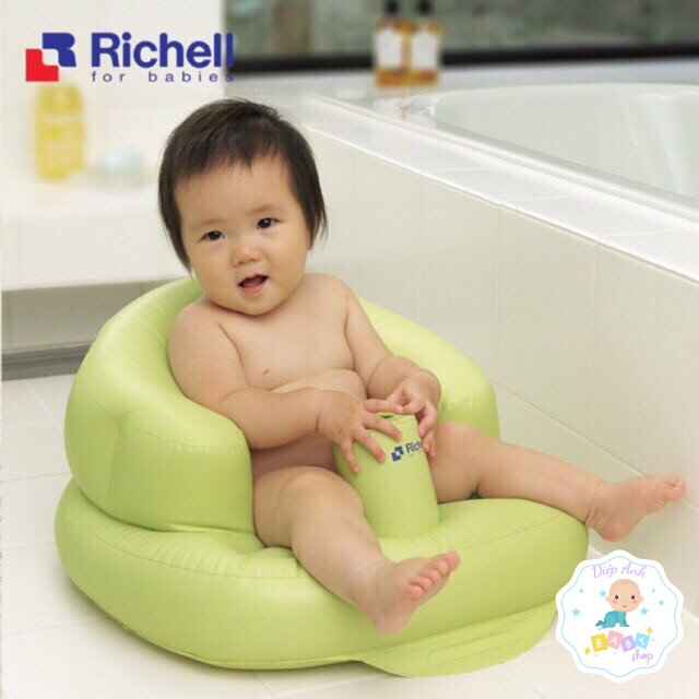 Ghế hơi tập ngồi Richell chính hãng có tem nhập khẩu