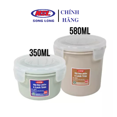 Hộp Thực Phẩm Có 4 Khoá Cao Cấp Song Long