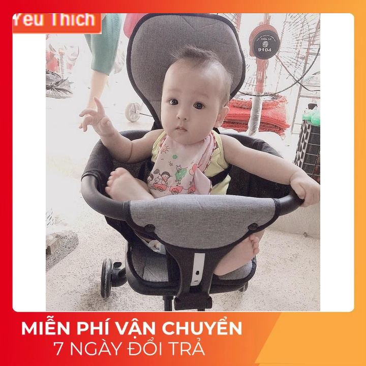 Xe đẩy cho bé, Xe đẩy gấp gọn em bé đi du lịch siêu gọn nhẹ VBABY 520