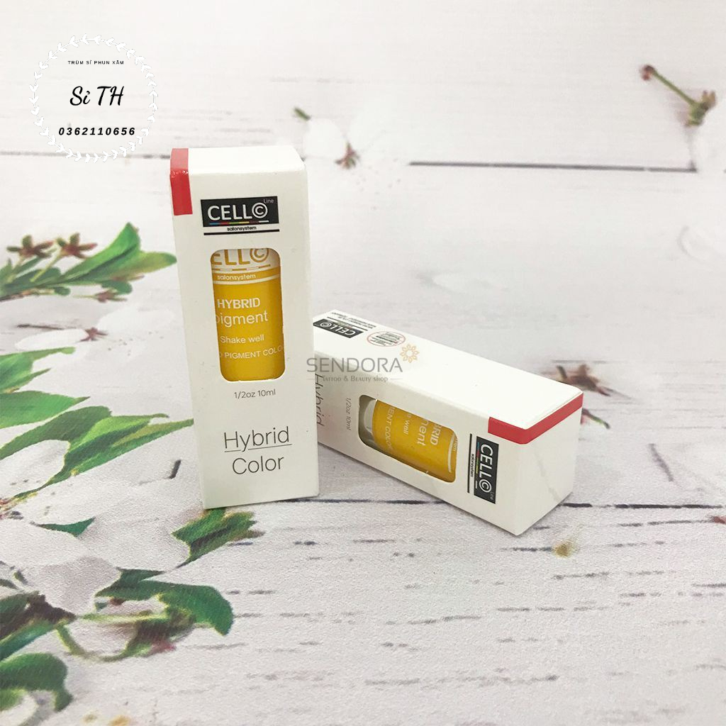 Mực Phun Xăm Vàng Chanh Cello