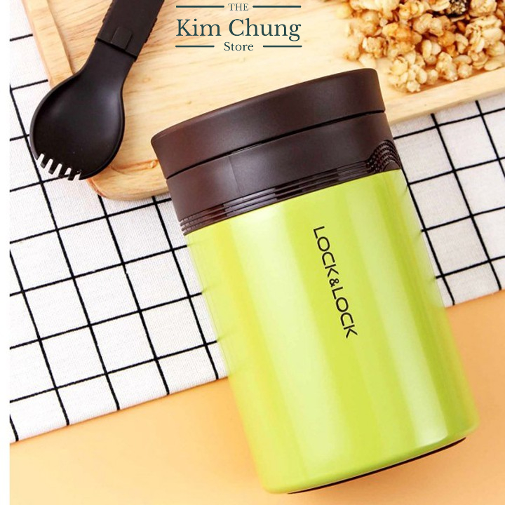 Bình ủ cháo giữ nhiệt inox Lock&lock LHC8024 500ml