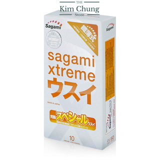 Bao cao su siêu mỏng Sagami Xtreme Superthin hộp 10 chiếc