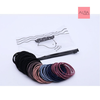 Set 100 Chun Dây Buộc Tóc Hàn Quốc Đủ Màu