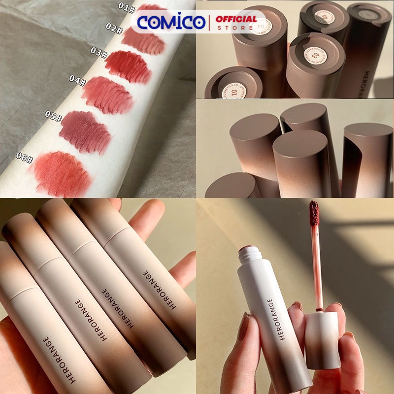 Son Herorange Nội Địa Trung Kem Lì Đỏ Nâu Siêu Mịn COMICO SM30