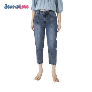 Quần dài jeans nữ ống col TQ104J1606 GENVIET