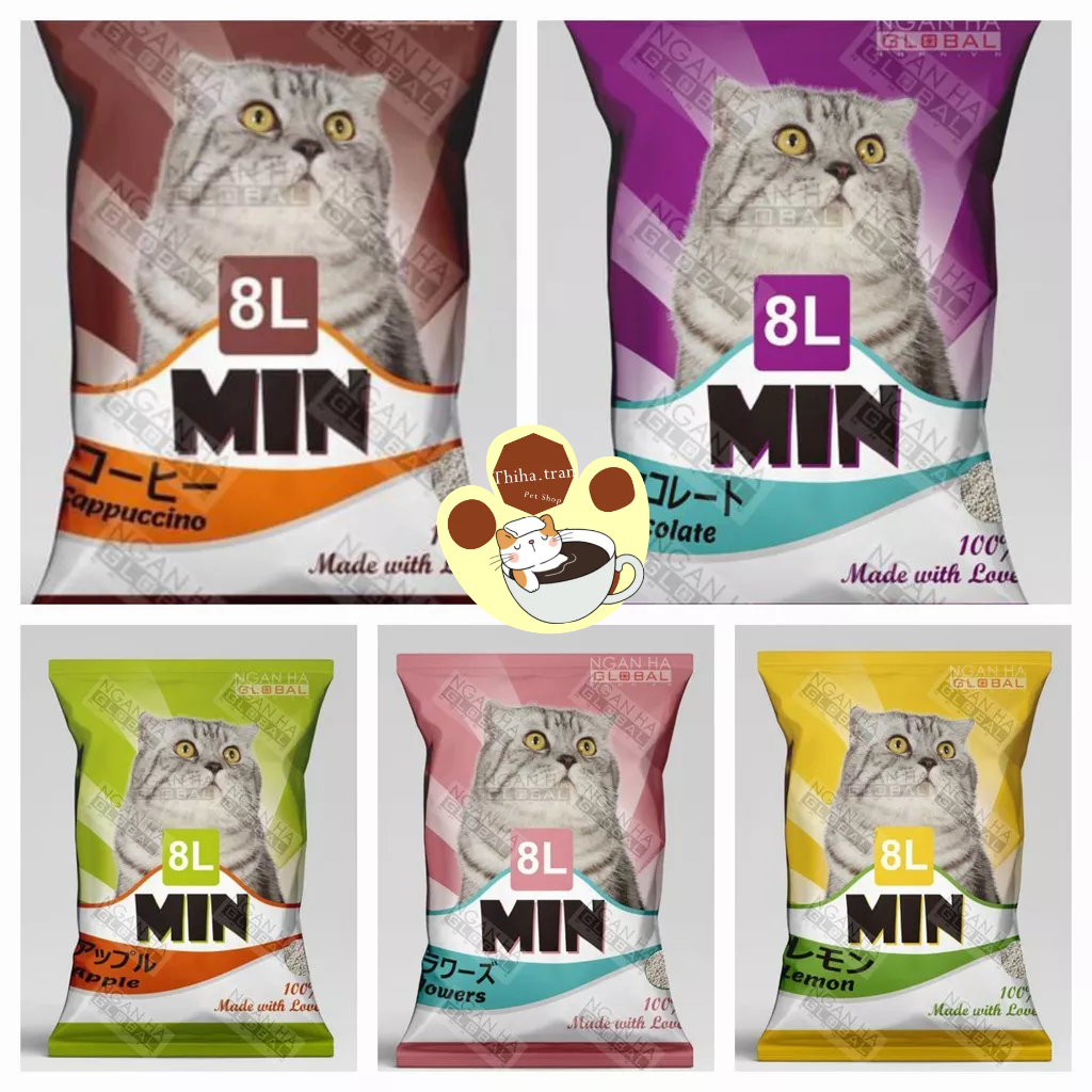 Cát MIN 8L - CÁT VỆ SINH CHO MÈO