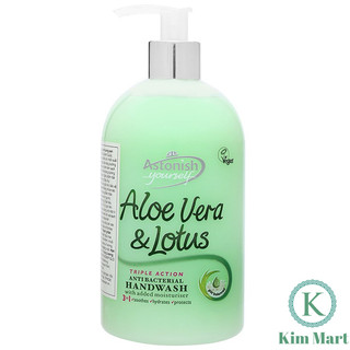 Nước rửa tay diệt khuẩn tinh chất lô hội và hoa sen Astonish C4660 Anh Quốc.