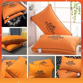 Gối bông HERMES thương hiệu nhập khẩu từ PARIS thêu kháng bụi kích thước 45x65cm