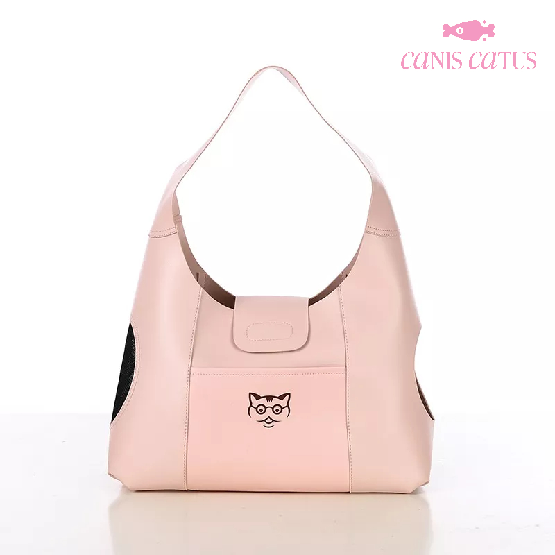 Túi xách Chó Mèo thời trang kèm dây bảo vệ và dây dẫn tích hợp bảo vệ anh toàn cho bé khi di chuyển, balo cho chó và mèo
