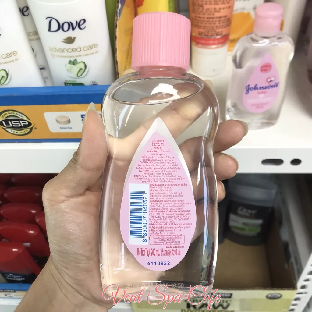 Dầu massage và dưỡng ẩm Johnson’s baby Oil 50ml / 200ml - Dầu tắm mát-xa dưỡng ẩm da cho bé Johnsons