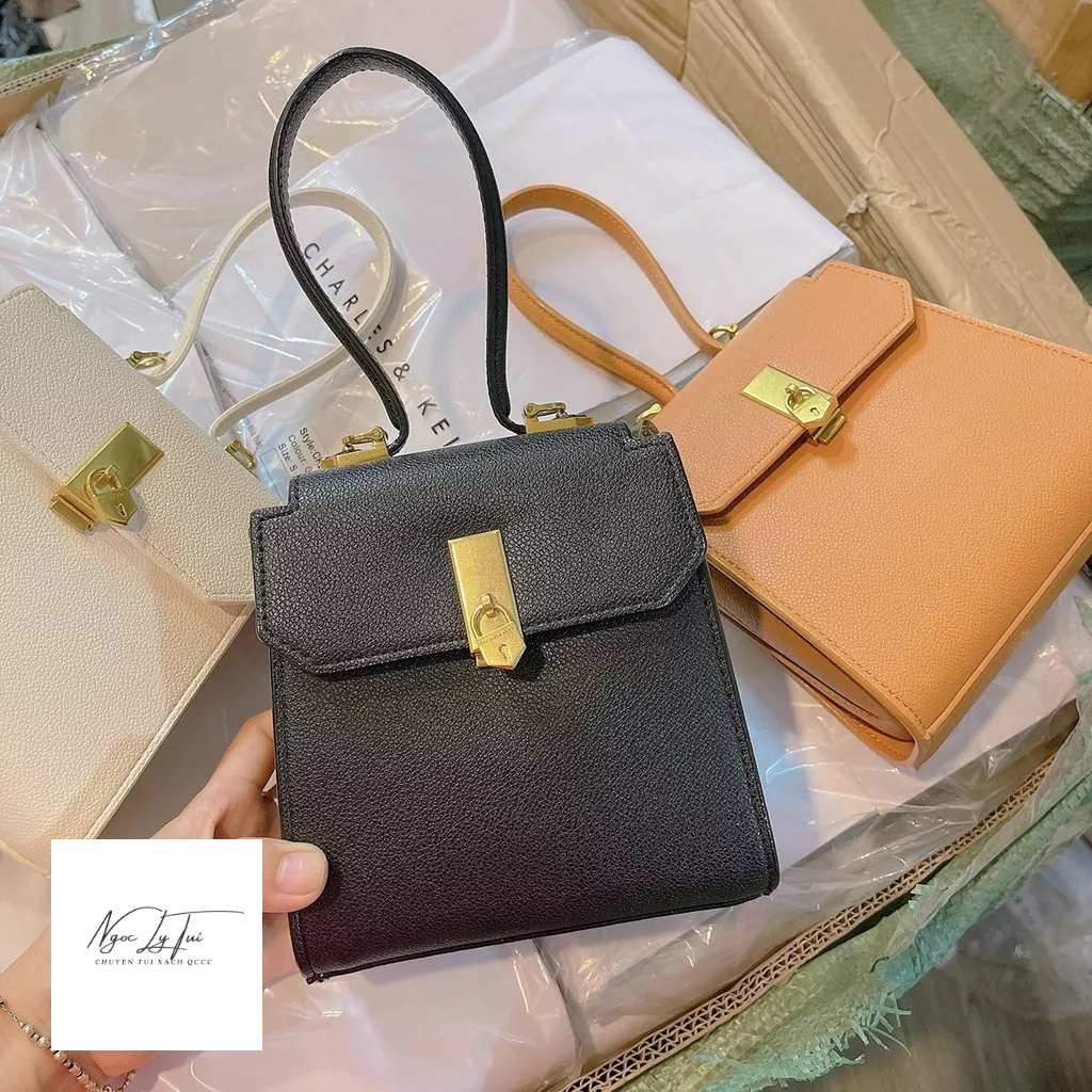 Túi CNK dáng đứng  kèm dây xích + dây đeo chéo