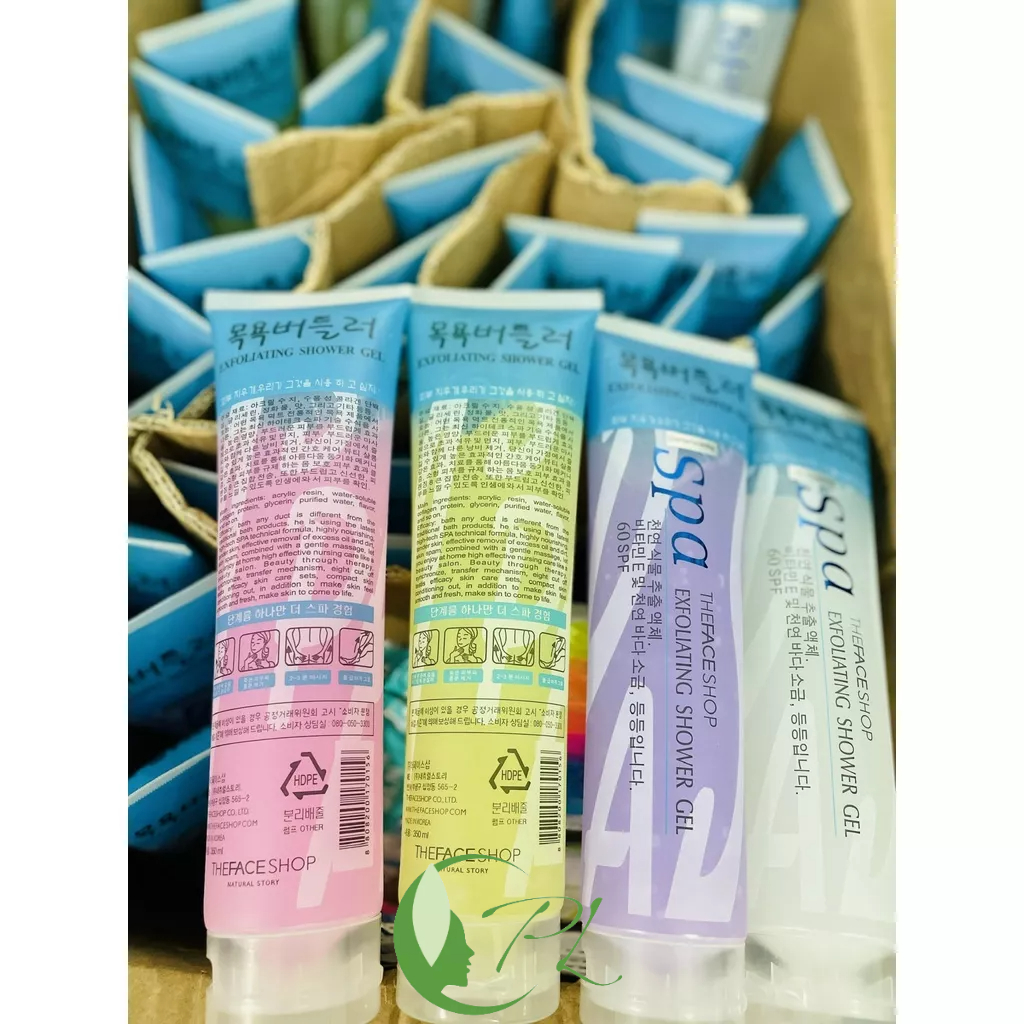 Tẩy tế bào chết SPA Hàn Quốc 350ml - Gel tẩy tế bào chết toàn thân, dưỡng da trắng sáng, tẩy da chết body
