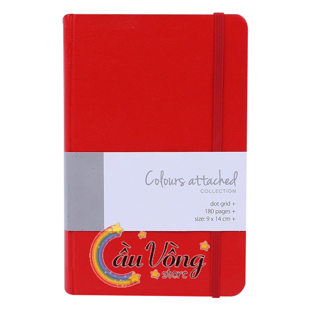 Sổ Tay 180 Trang Khai Trí Stationery Colour Attached Dot Grid L