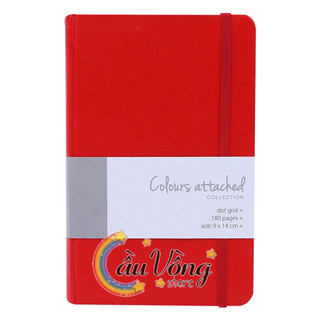 Sổ Tay 180 Trang Khai Trí Stationery Colour Attached Dot Grid L