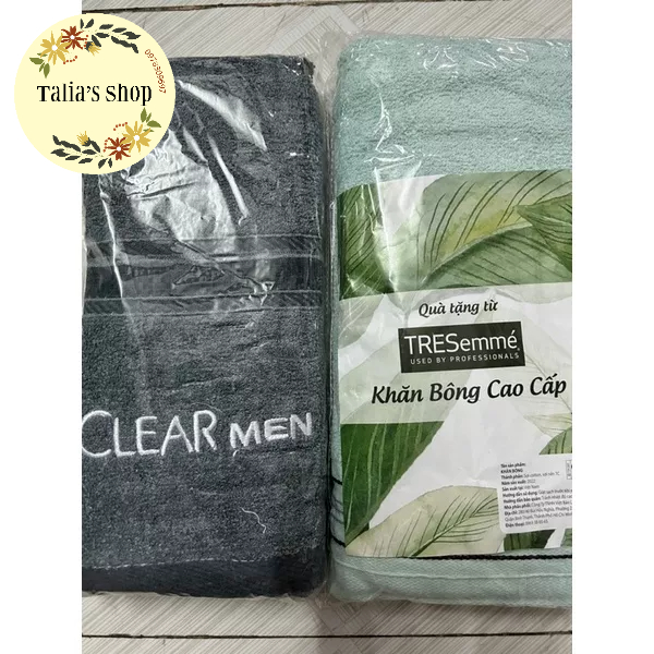 KHĂN TẮM HKM CLEAR/ TRESEMME 60x120cm | BigBuy360 - bigbuy360.vn