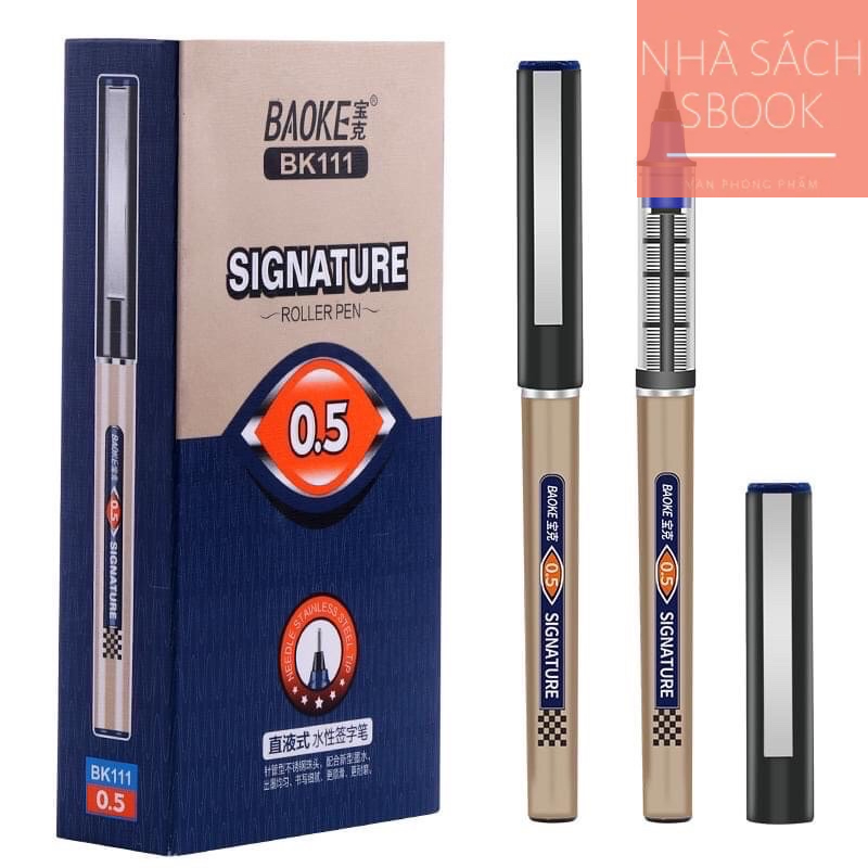 Hộp 12 cây bút nước Baoke - BK111 ngòi 0.5mm