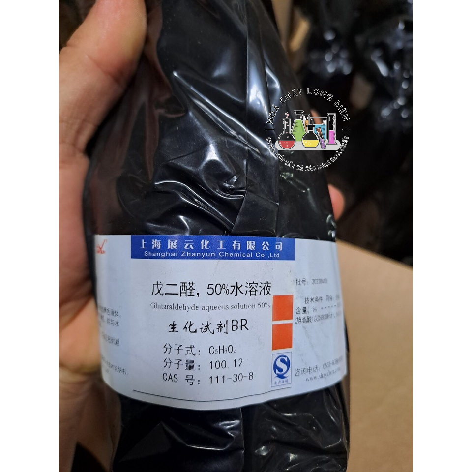 Hóa chất Glutaraldehyde solution           cas:111-30-8        500ml
