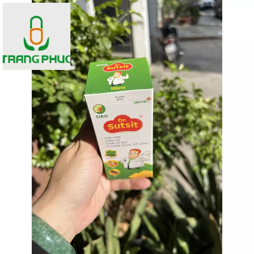 Siro Dr.Sutsit - Giải Cảm , Giảm Ho chai 100ml