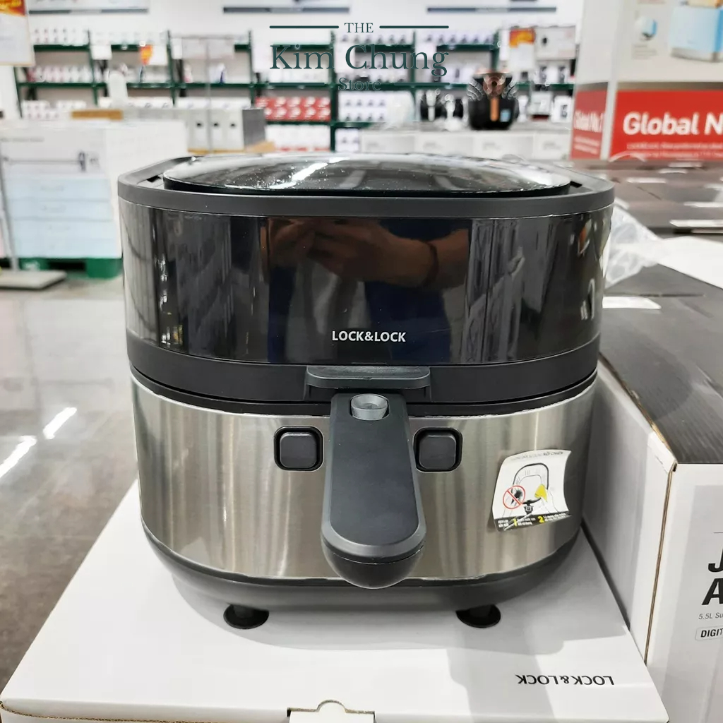Nồi Chiên Không Dầu Lock&Lock EJF596BLK Visible Stirring Air Fryer 7.2L