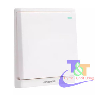 Bộ 1 công tắc 1 chiều panasonic có chỉ báo dạ quang wmf511-1vn, wmf511myz-1vn, wmf511myh-1vn