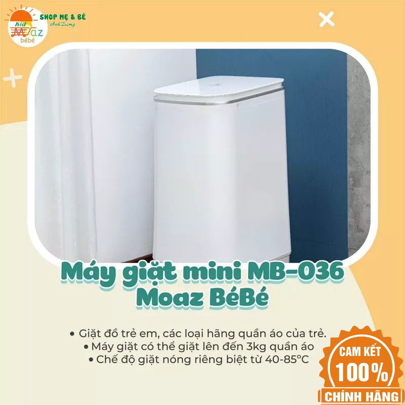 Máy giặt mini MB 036 Moaz Be Be