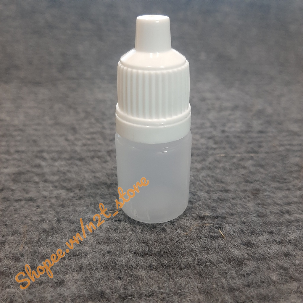 Lọ nhựa rỗng 5ml (combo 100 lọ) đựng nước nhỏ mắt bao gồm nắp có ...