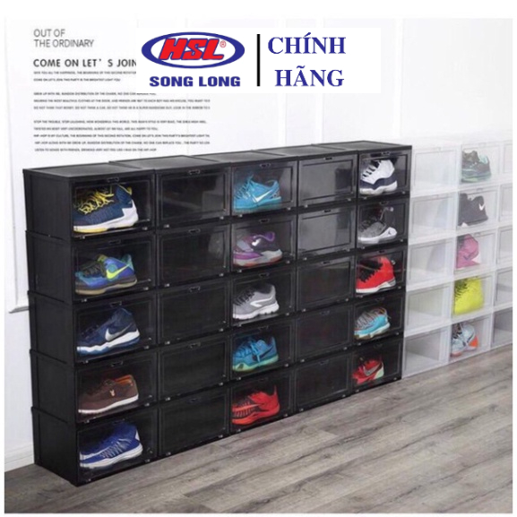 Hộp Để Giày Thông Minh Gấp Gọn Nhựa Song Long